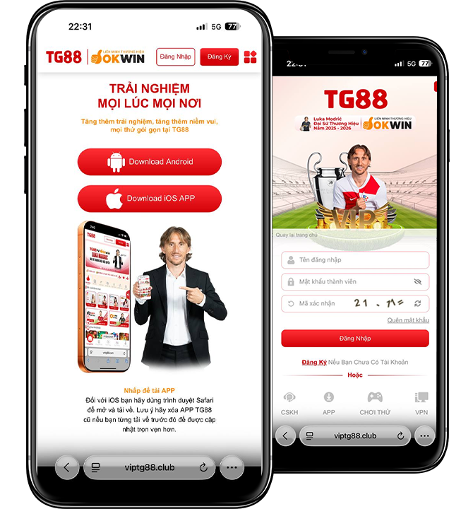 Tải ứng dụng về điện thoại TG88